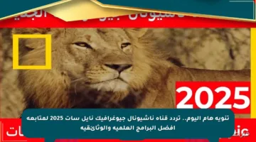 تنويه هام اليوم.. تردد قناة ناشيونال جيوغرافيك نايل سات 2025 لمتابعة أفضل البرامج العلمية والوثائقية